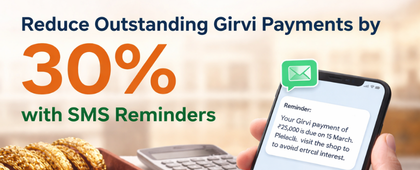 How SMS Reminders Reduce Outstanding Girvi Payments by 30%